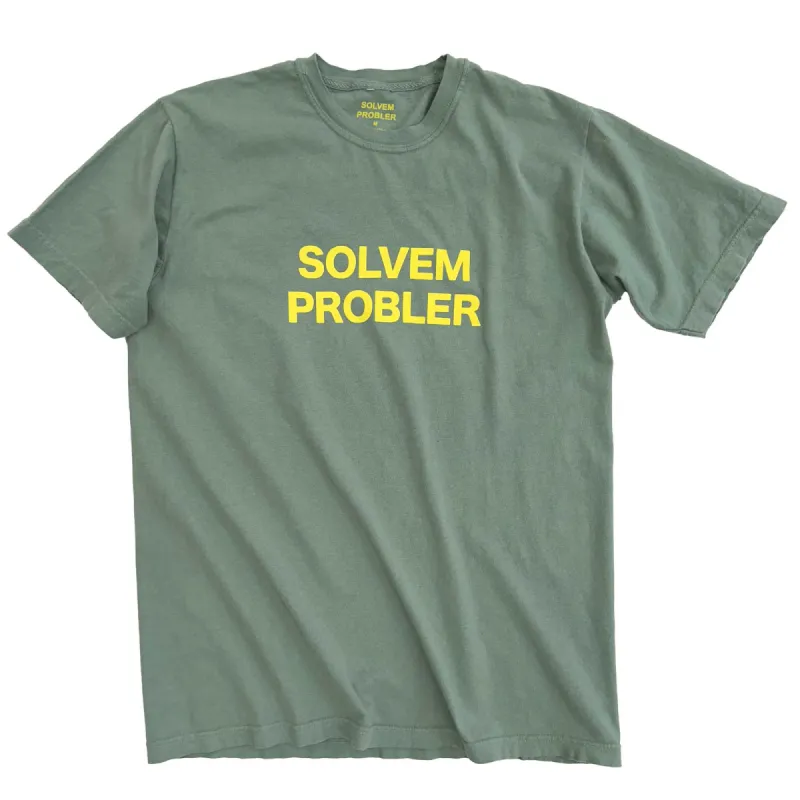 "SOLVEM PROBLER" Tee Green sold by Altru