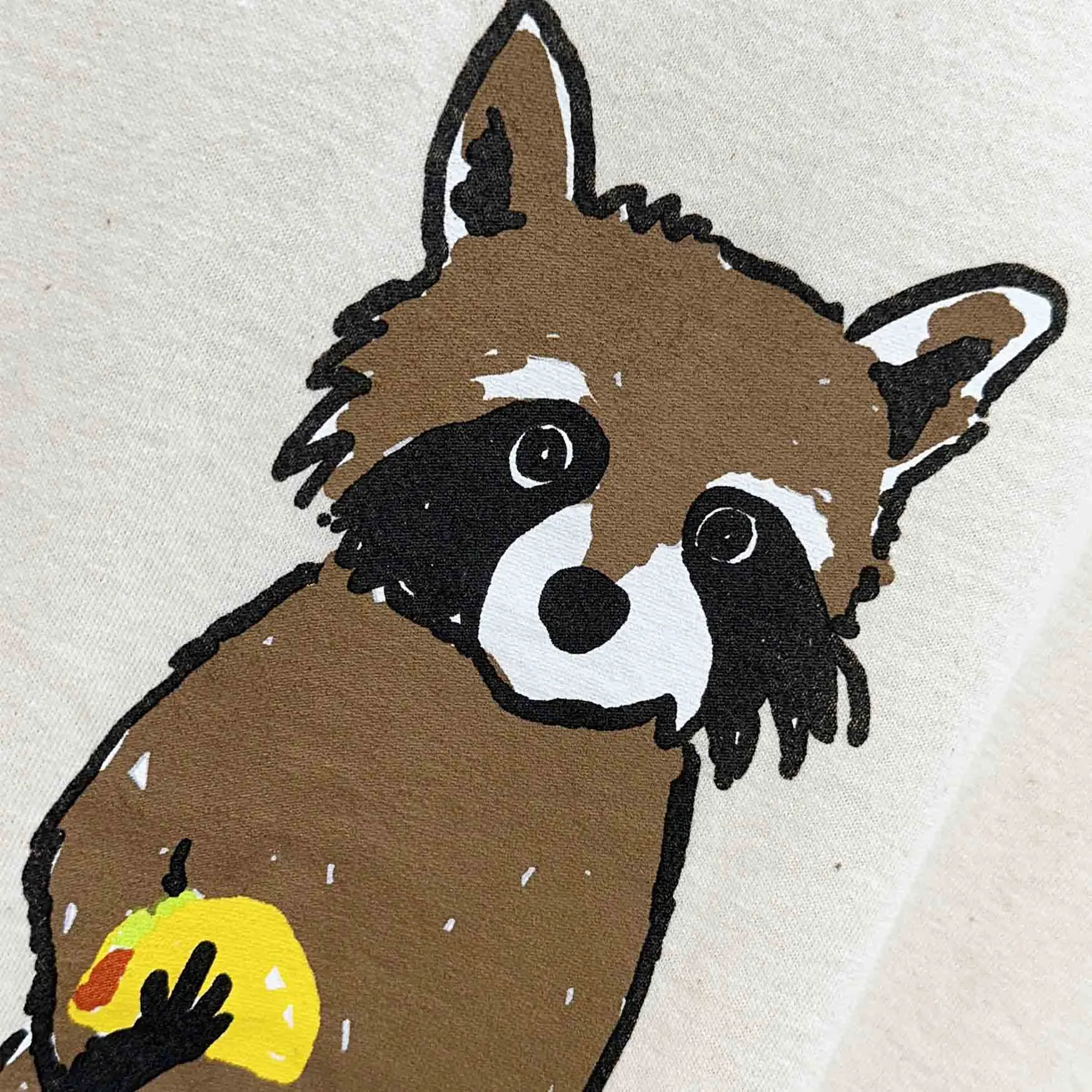 Double Taco Racoon tee shirt sold by Altru product image thumbnail 4