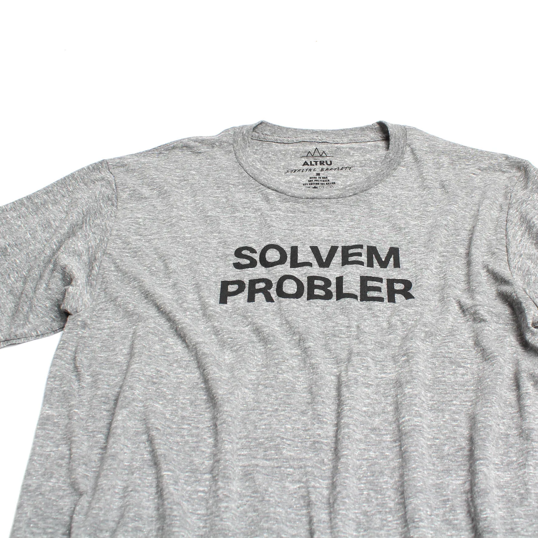 Solvem Probler Mens Tri-Blend Graphic Tee (It's spelled wrong...get it?) sold by Altru product image thumbnail 2