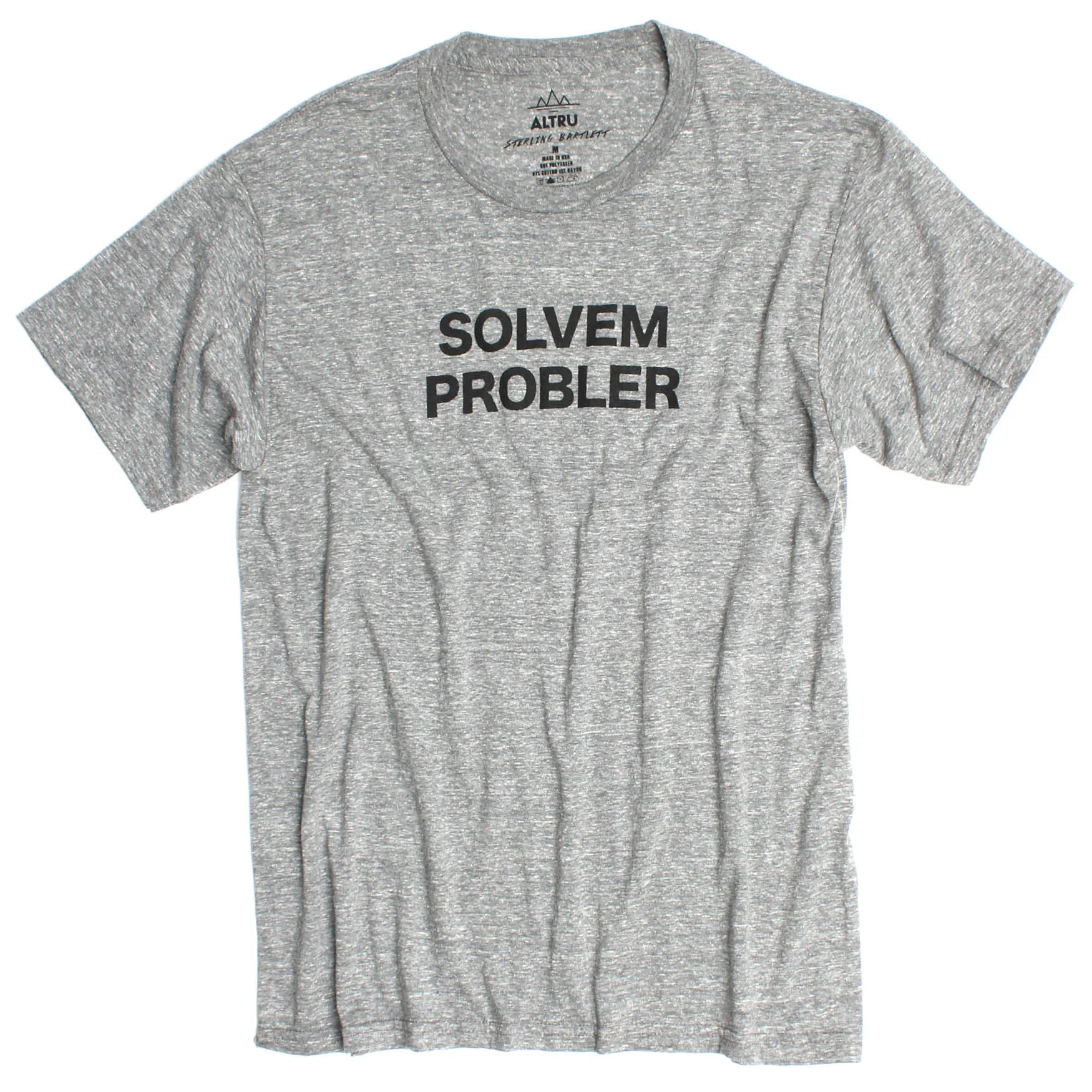Solvem Probler Mens Tri-Blend Graphic Tee (It's spelled wrong...get it?) sold by Altru