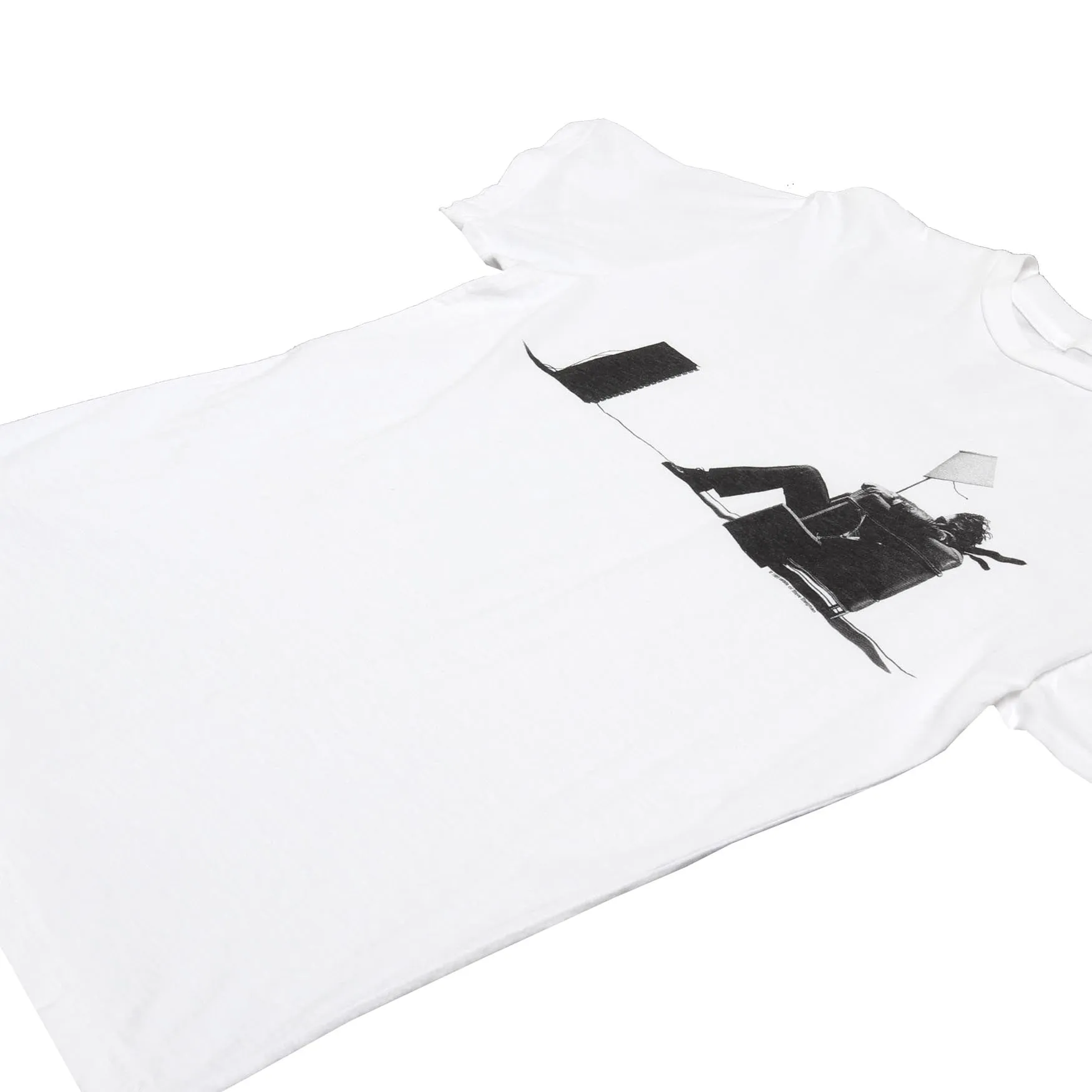 Maxell Blown Away Guy graphic white t-shirt by Altru Apparel sold by Altru product image thumbnail 4