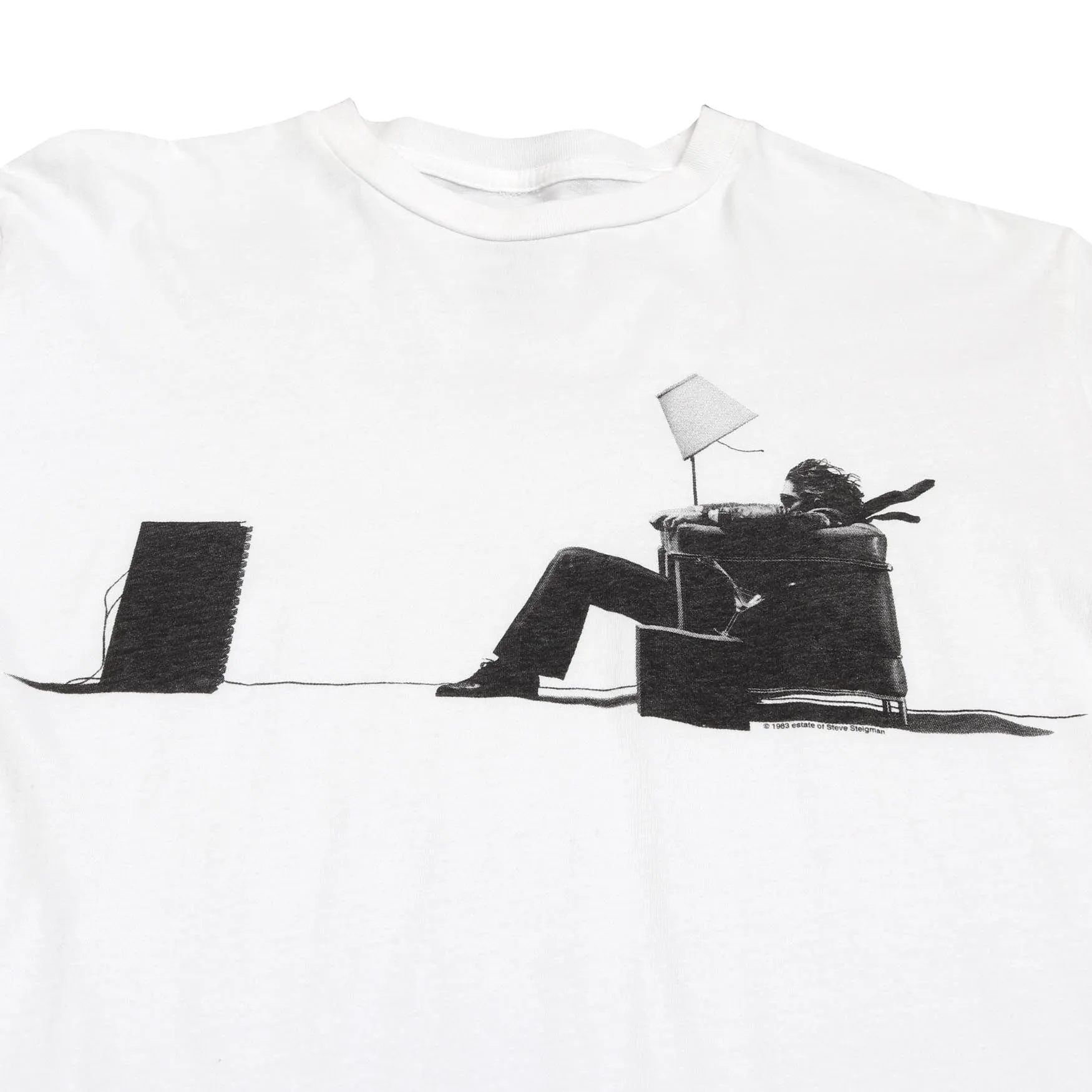 Maxell Blown Away Guy graphic white t-shirt by Altru Apparel sold by Altru product image thumbnail 2