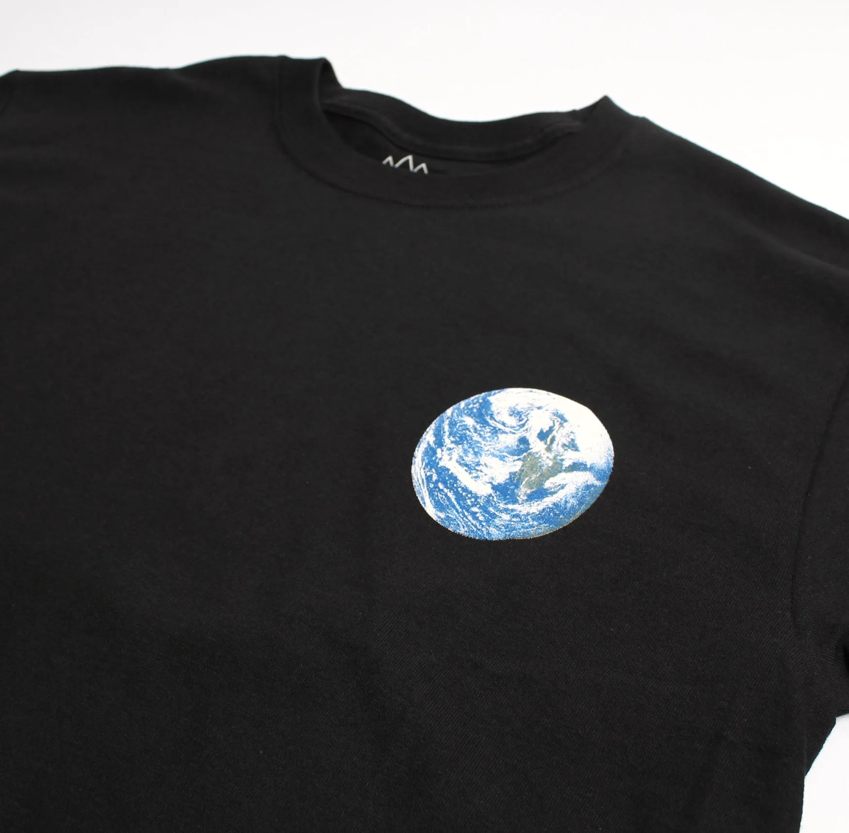 Astronaut Over Earth L/S black T-shirt by Altru Apparel sold by Altru product image thumbnail 3