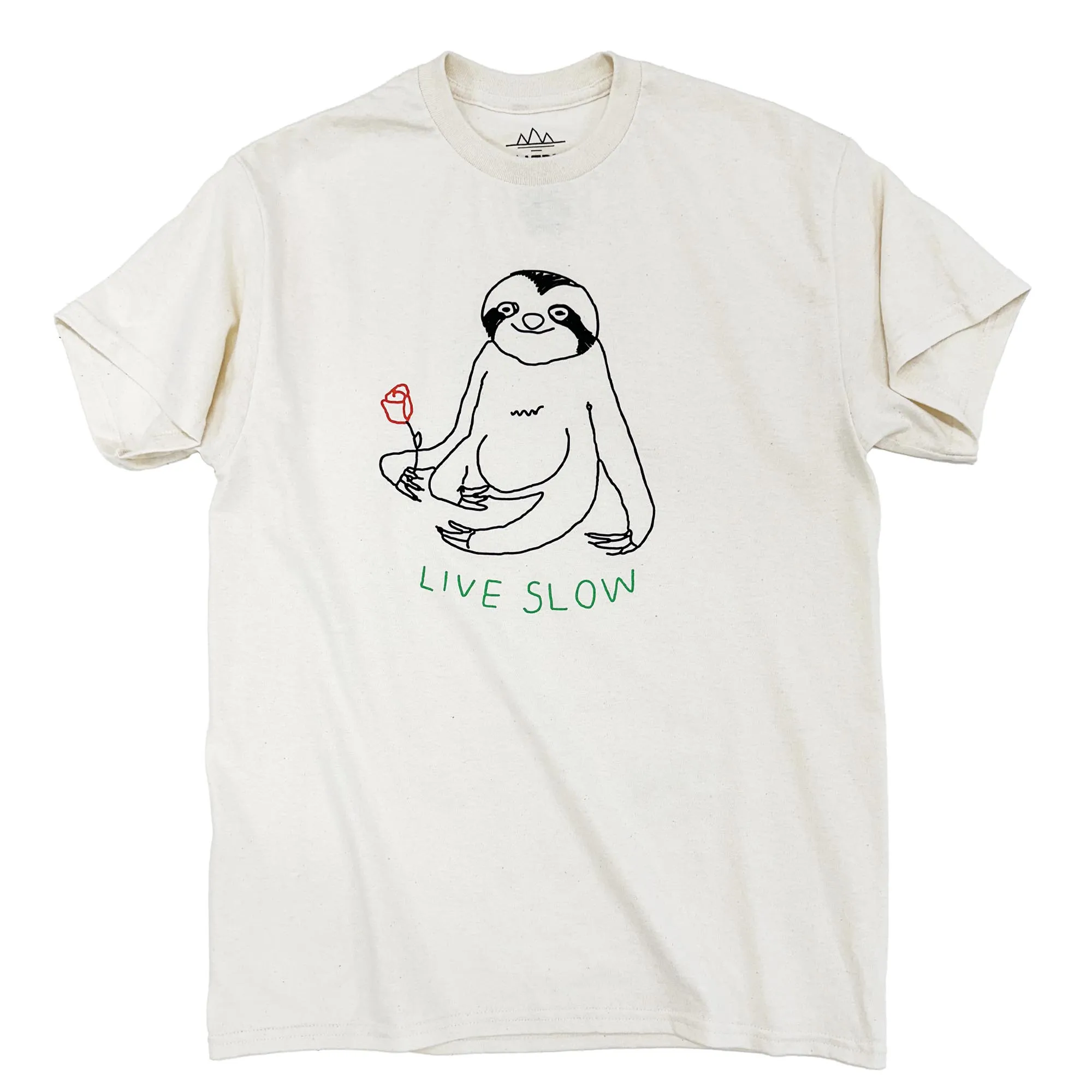 Live Slow Sloth Tee sold by Altru