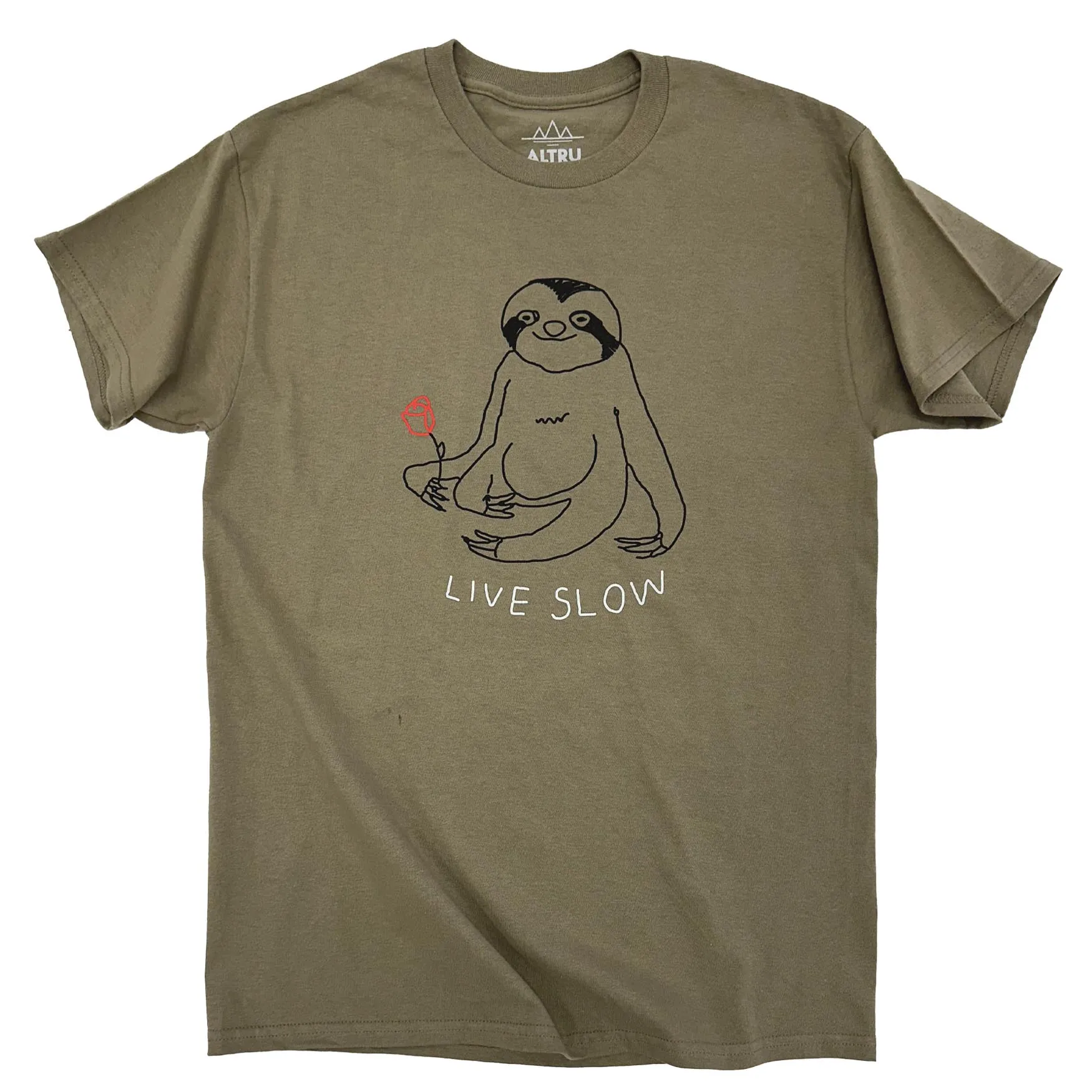 Live Slow Sloth Tee sold by Altru product image thumbnail 4
