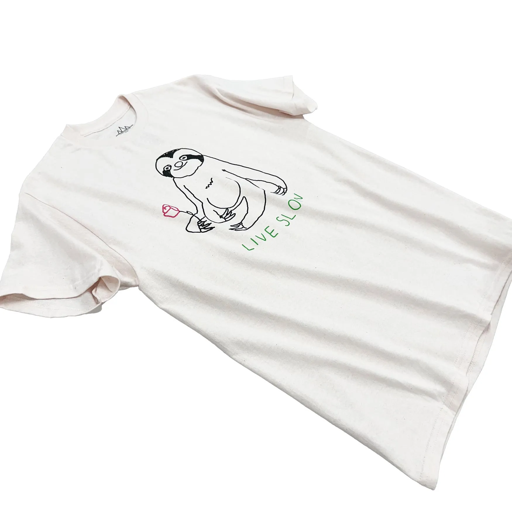 Live Slow Sloth Tee sold by Altru product image thumbnail 2
