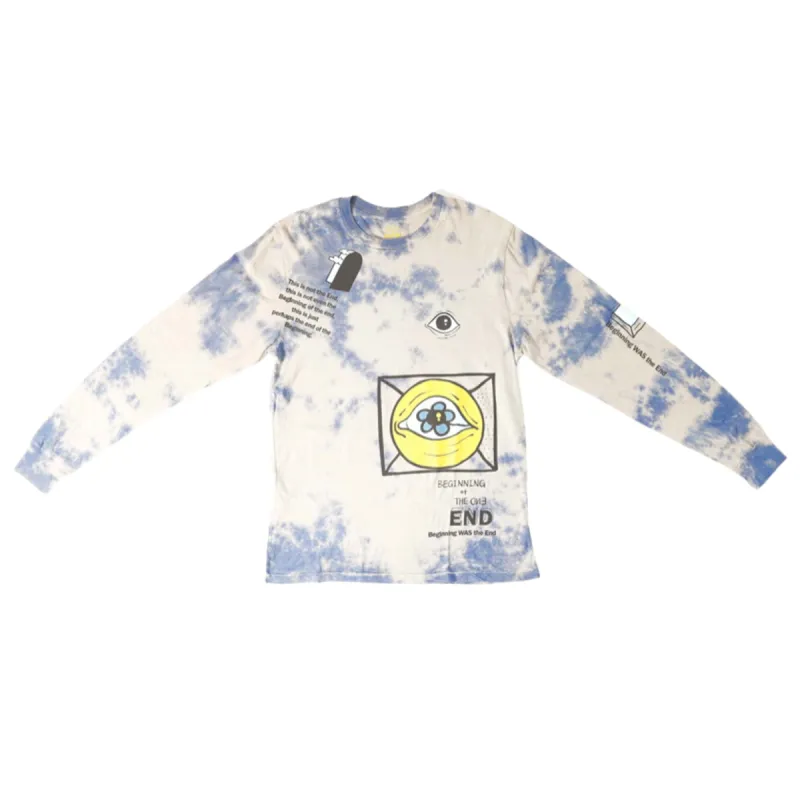 Beginning of the End cloud-tie-dye long sleeve tee sold by Altru