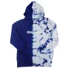 ONELOVE Half Tie-Dye Relaxed Fit Hoodie Sweatshirt sold by Altru