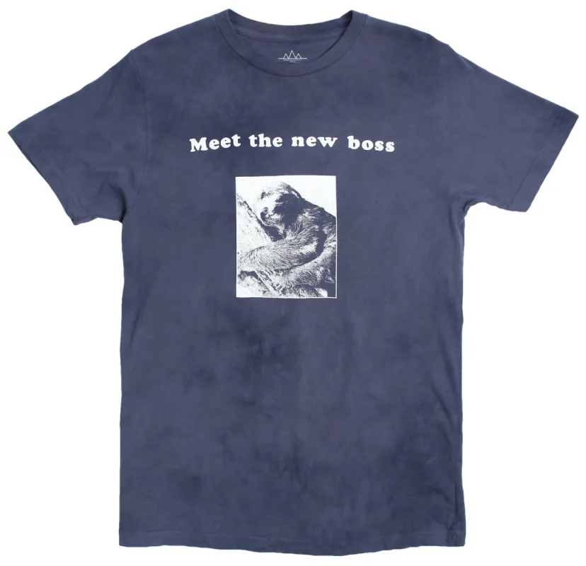 New Boss Sloth Graphic Tee by Altru Apparel sold by Altru