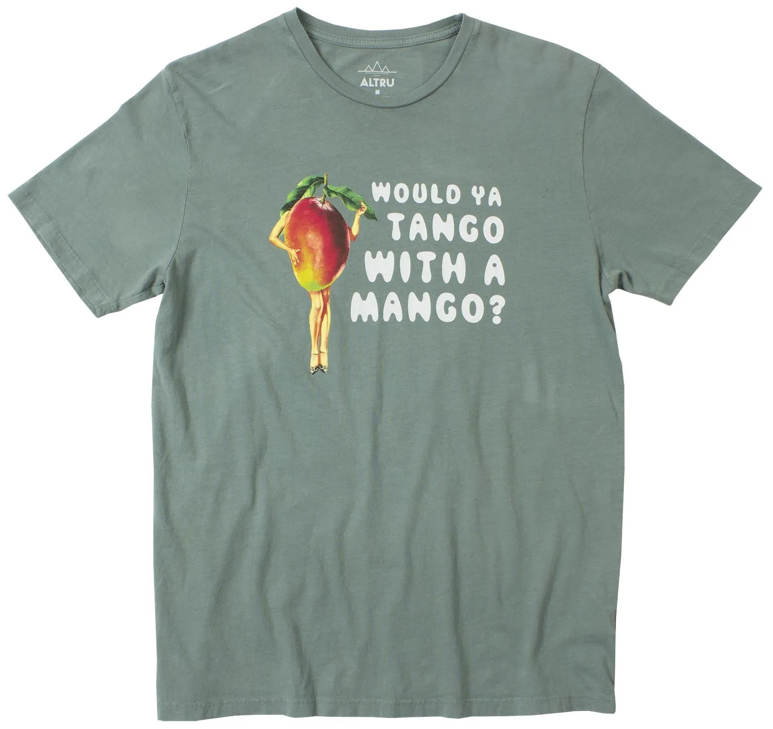 Mango Tango Emerald green Graphic Tee by Altru Apparel sold by Altru