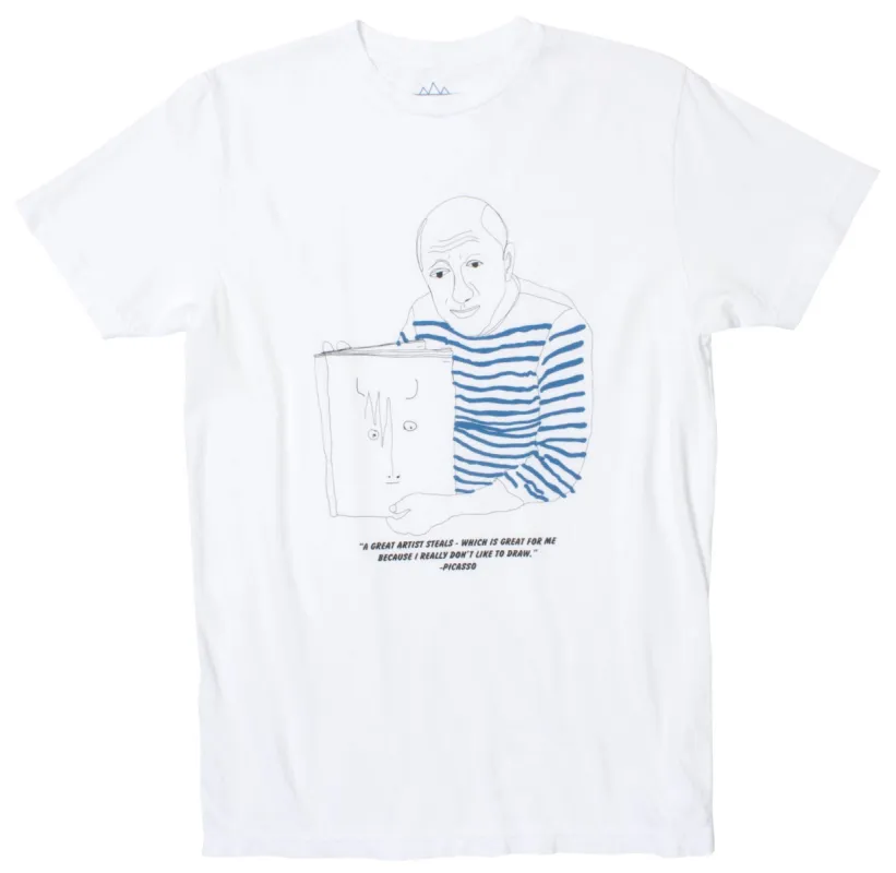 Picasso Sketchy Sketch graphic tee by Altru Apparel sold by Altru