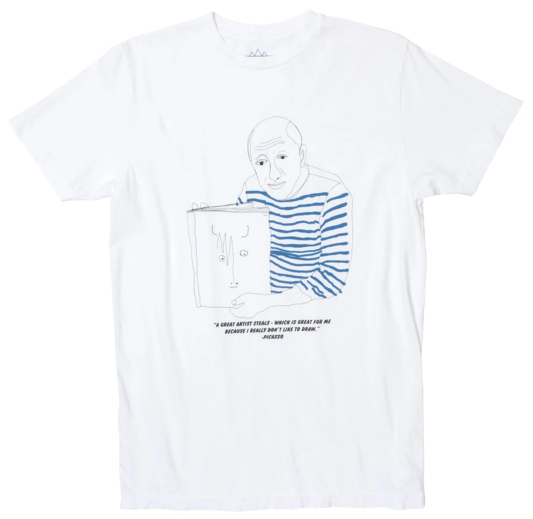 Picasso Sketchy Sketch graphic tee by Altru Apparel sold by Altru