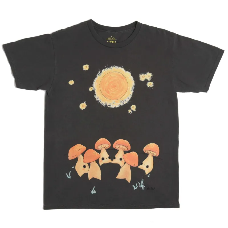 Abi Toads Mushlings Mushroom Dance tee sold by Altru