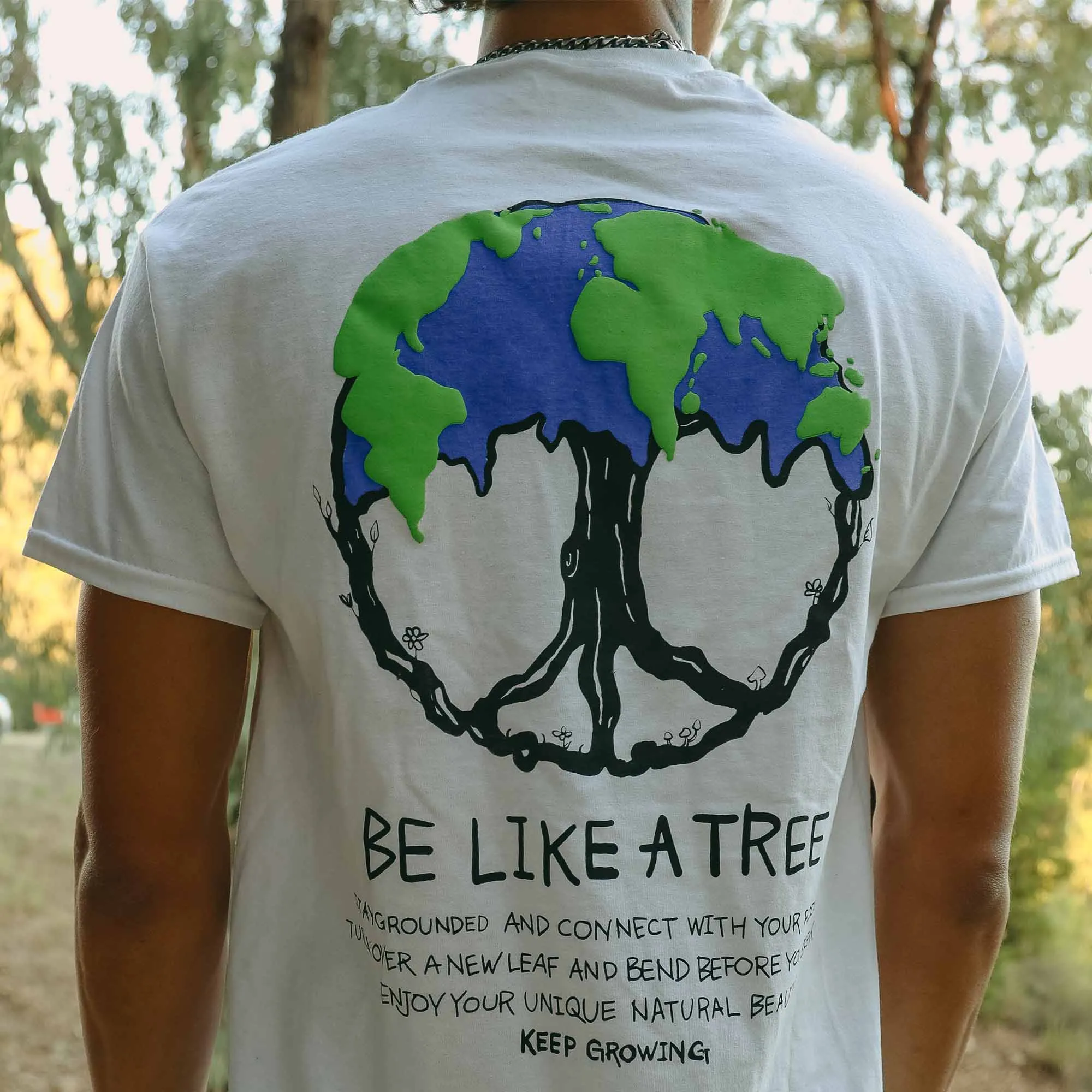 Be Like A Tree puff ink tee sold by Altru product image thumbnail 2