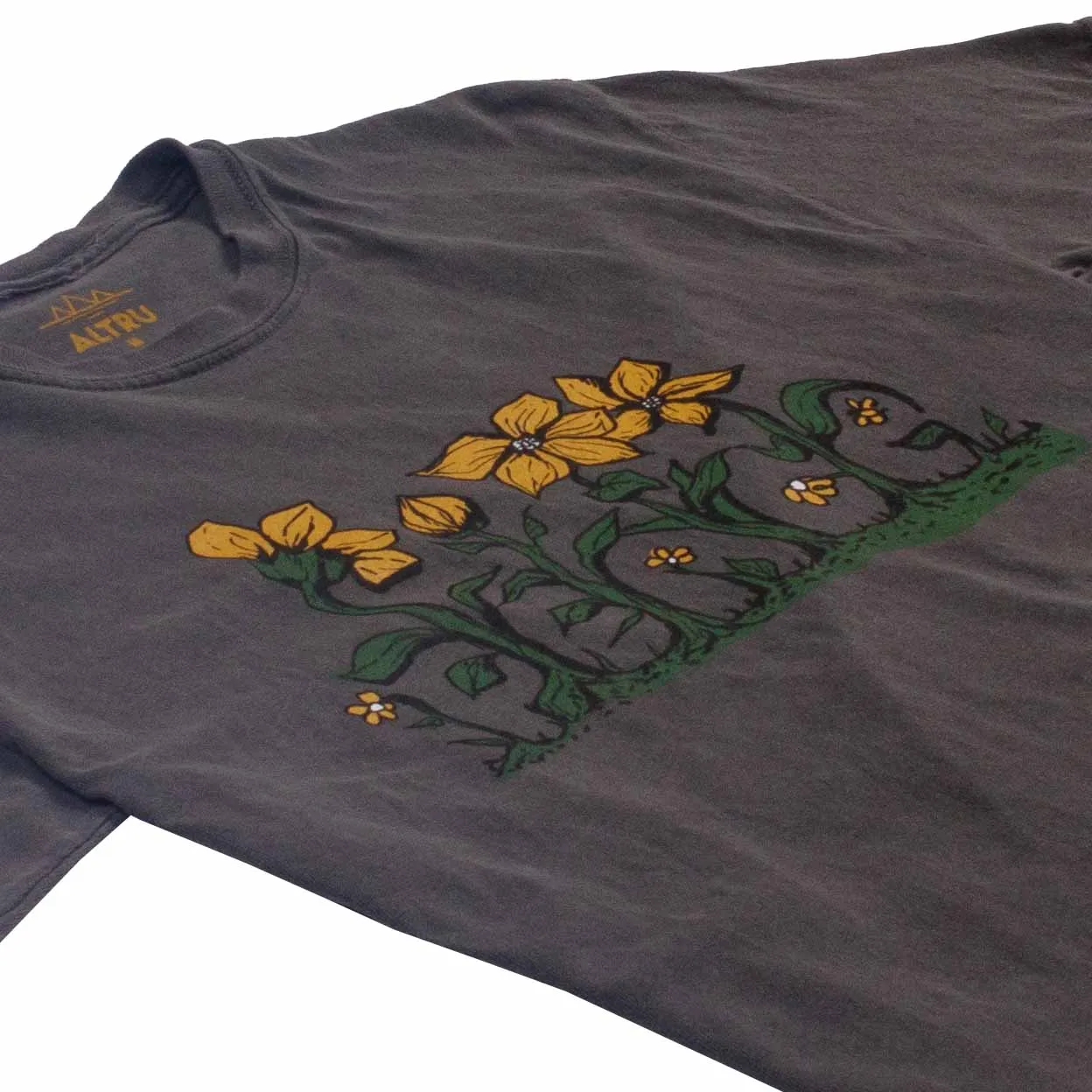 Peace Flowers vintage washed graphic tee sold by Altru product image thumbnail 2