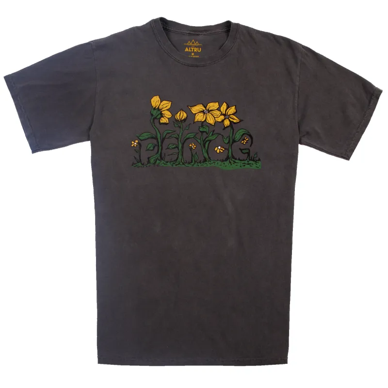 Peace Flowers vintage washed graphic tee sold by Altru