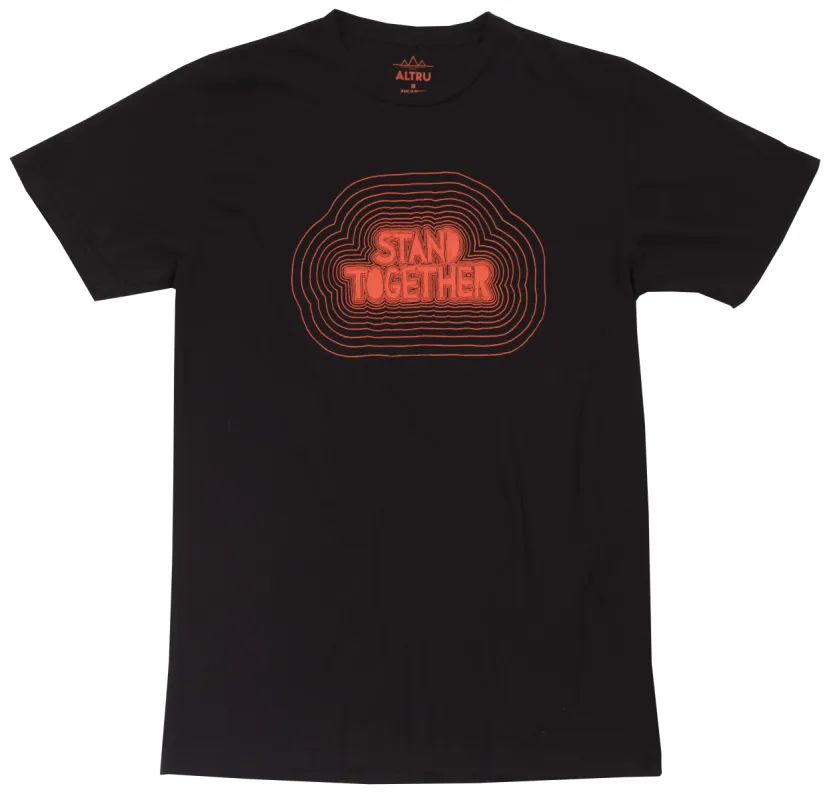 Stand Together Black Graphic Tee sold by Altru