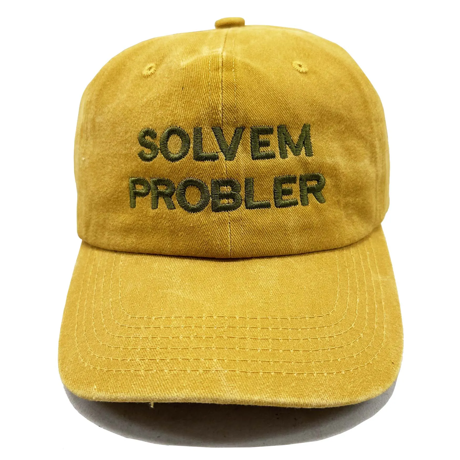 "Solvem Probler" 6 Panel Low Profile Embroidered Cap sold by Altru
