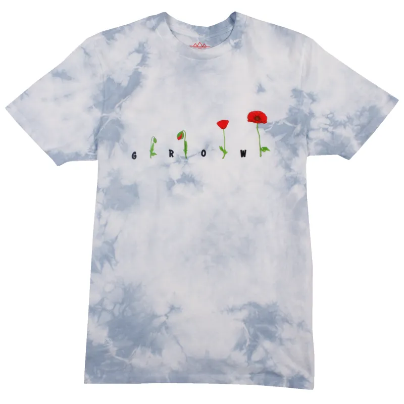 GROW puff ink tie-dye tee sold by Altru