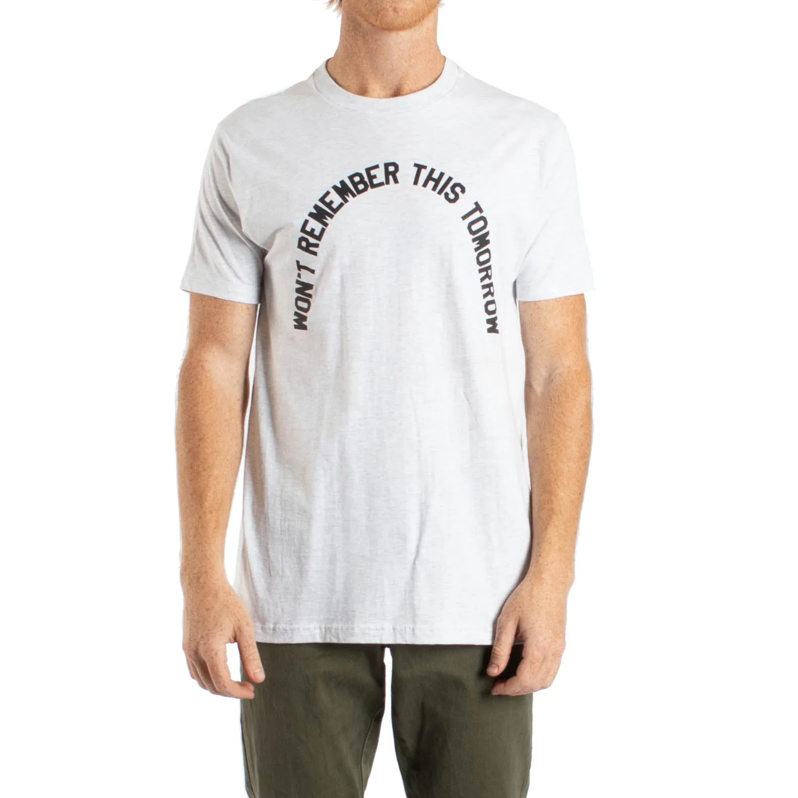 Won't Remember This Heather Grey Tee by Altru Apparel sold by Altru product image thumbnail 2
