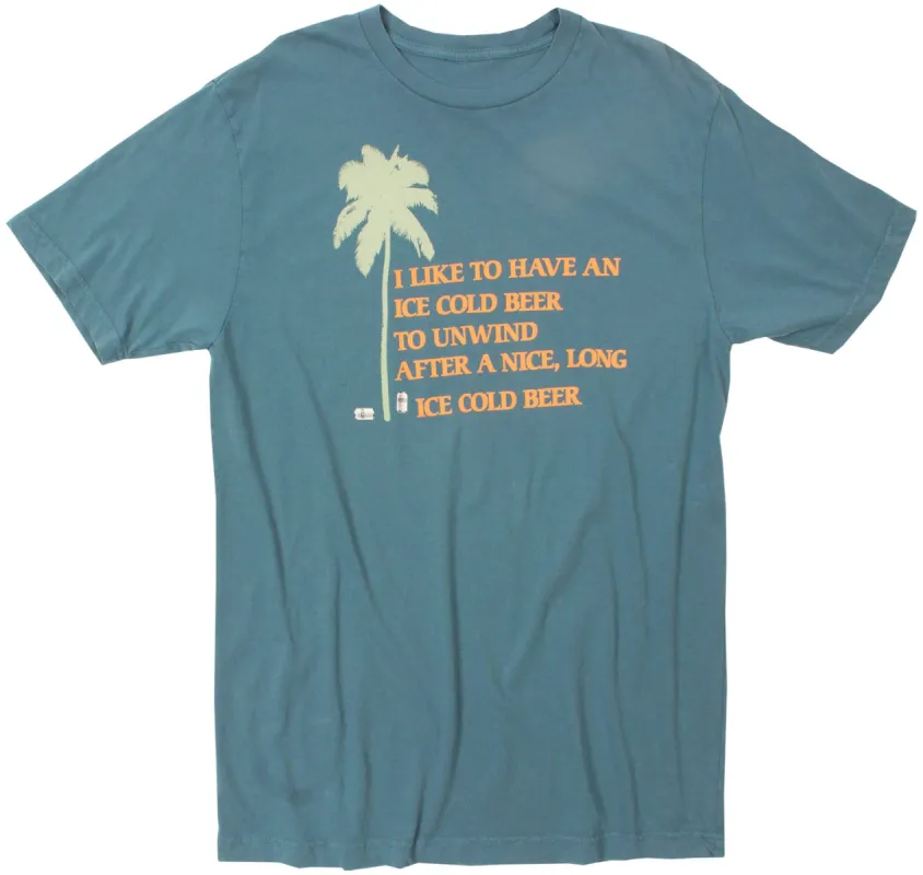 Unwind with an Ice Cold Beer graphic tee sold by Altru
