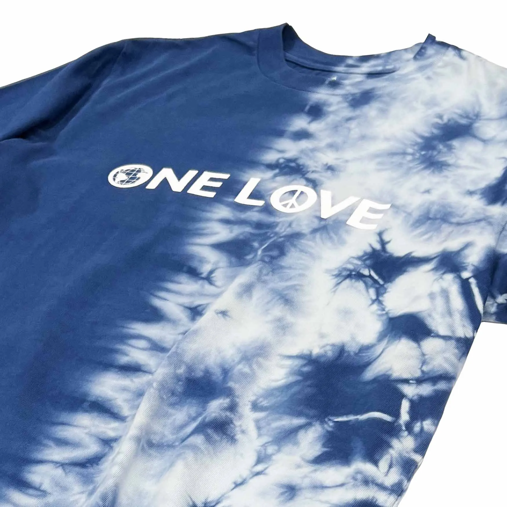 One Love high Density print HALF tie-dye tee sold by Altru product image thumbnail 4