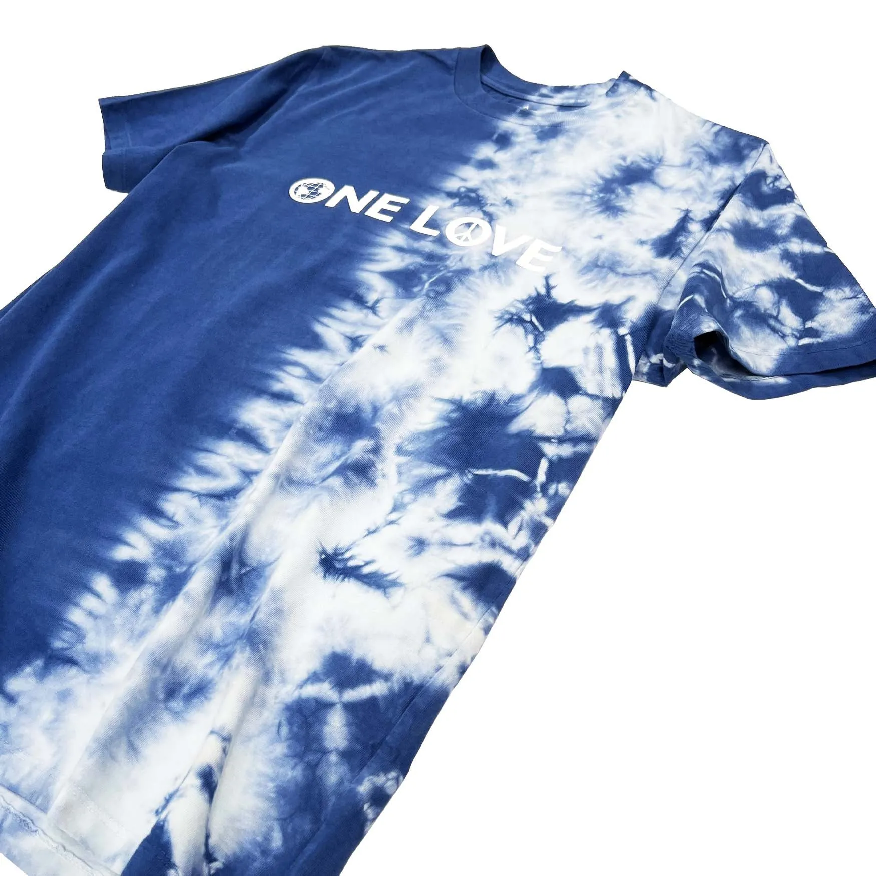 One Love high Density print HALF tie-dye tee sold by Altru product image thumbnail 2