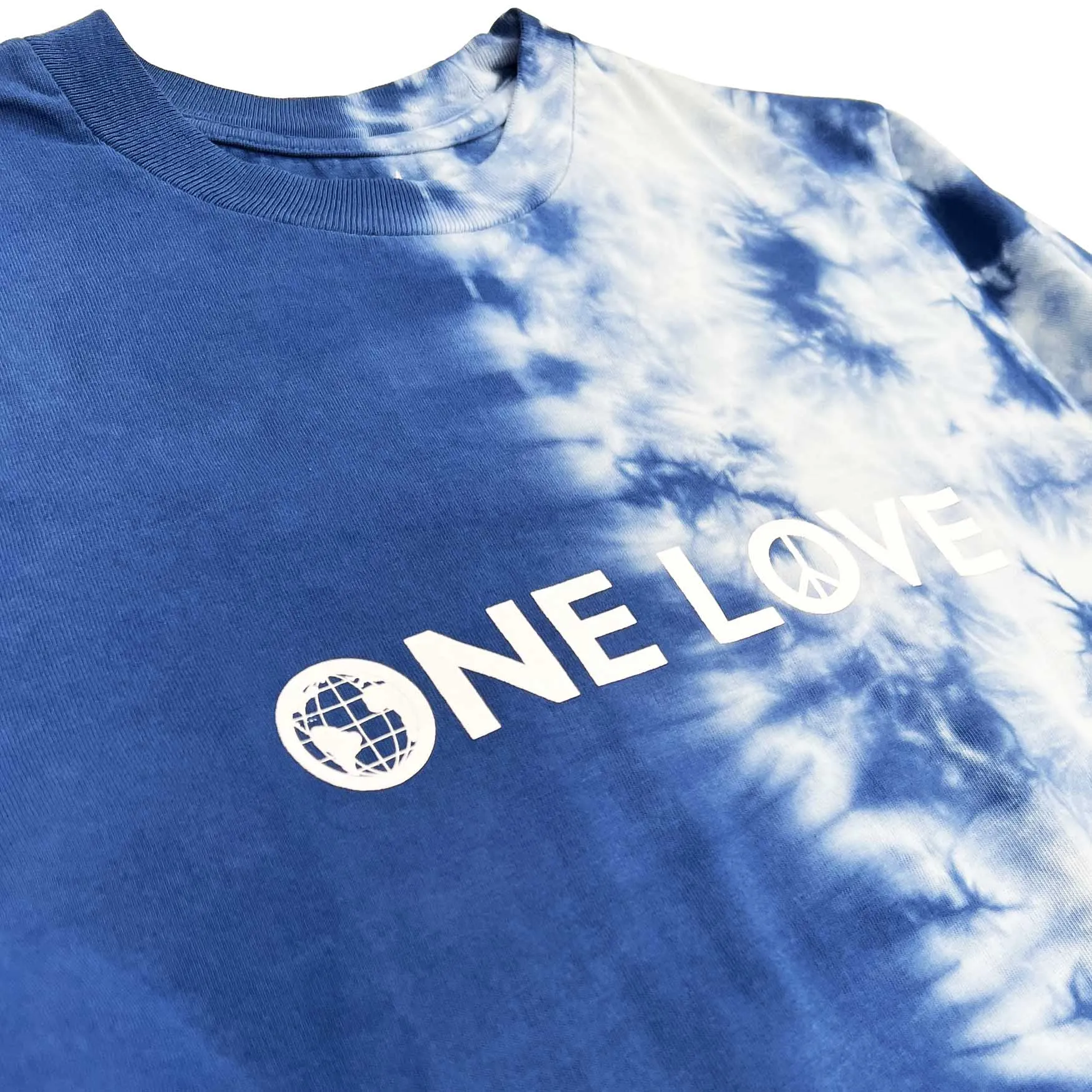 One Love high Density print HALF tie-dye tee sold by Altru product image thumbnail 3