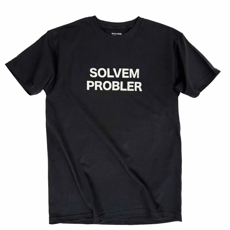 "SOLVEM PROBLER" Tee Black sold by Altru