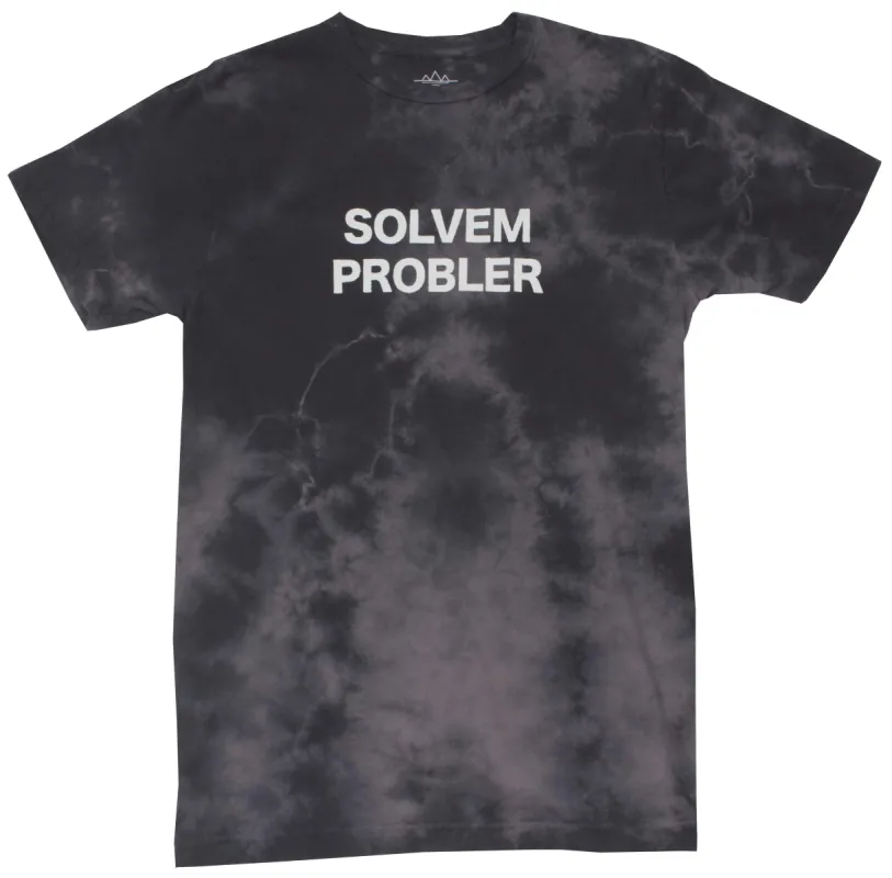 Solvem Probler Mens Black Cloud Wash Graphic Tee (It's spelled wrong...get it?) sold by Altru
