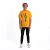 Shaka Saguaro Cactus yellow-honey tee by Altru Apparel sold by Altru