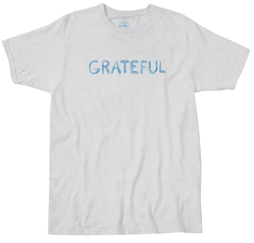 Grateful Graphic Mens Grey Tee by Altru Apparel sold by Altru