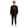 Anti Anxiety Embroidered Long Sleeve mens black graphic tee sold by Altru