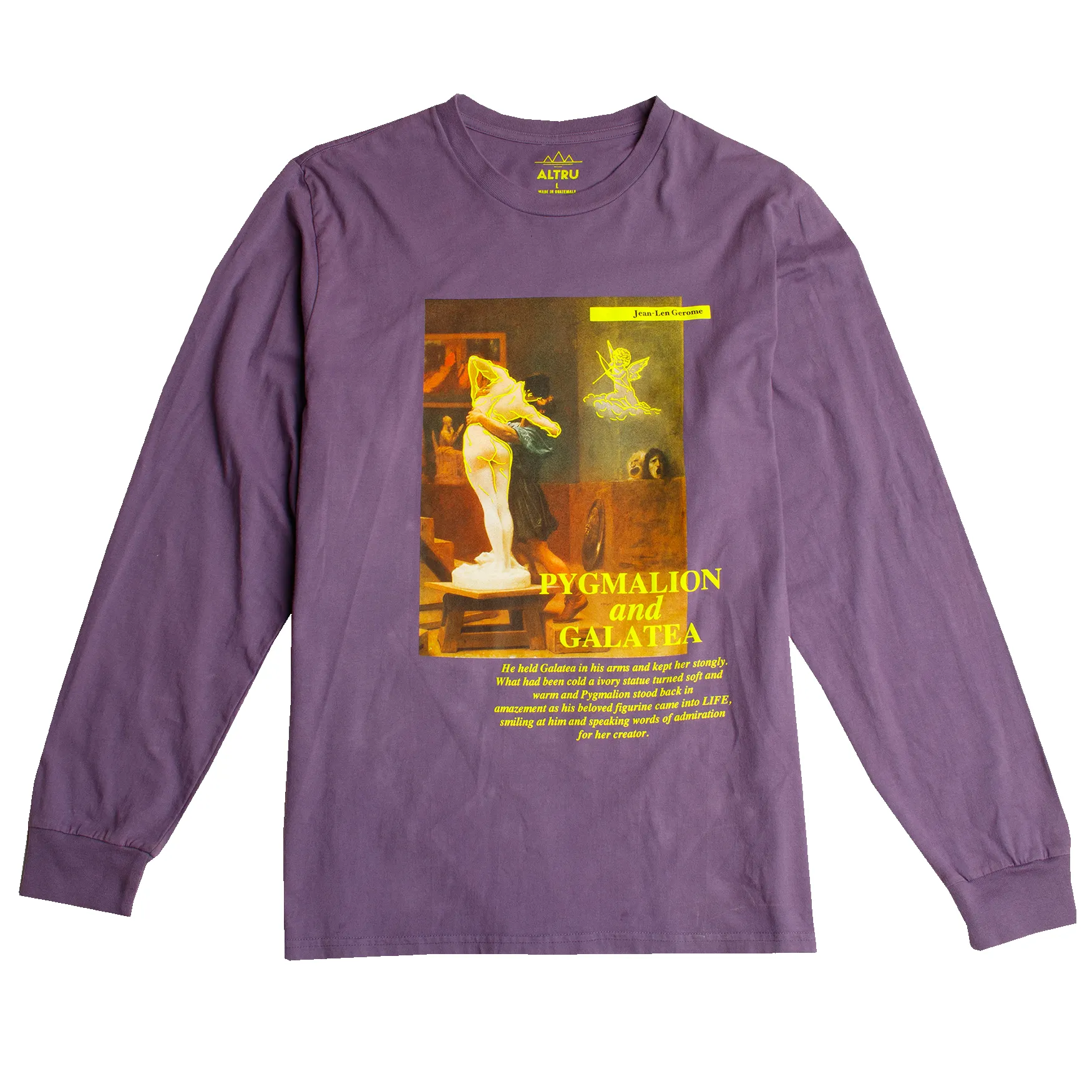 Pygmalion and Galatea HEAVY Long Sleeve Tee sold by Altru