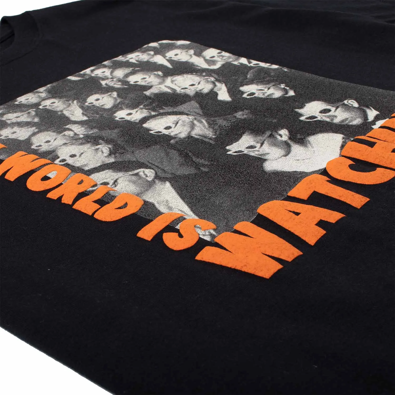 World is Watching Puff Ink Graphic Tee sold by Altru product image thumbnail 4