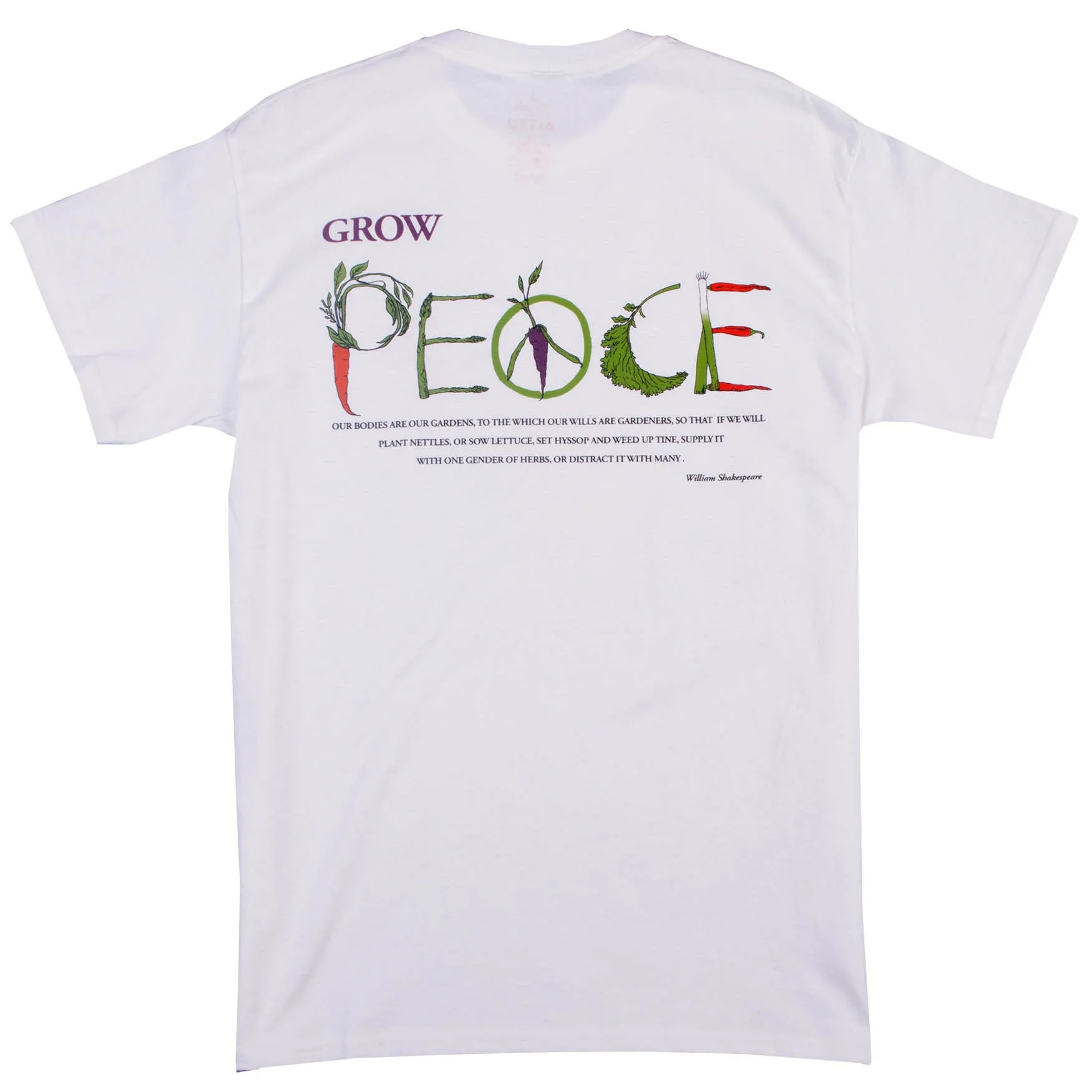 Garden graphic tee printed on front and back sold by Altru product image thumbnail 3