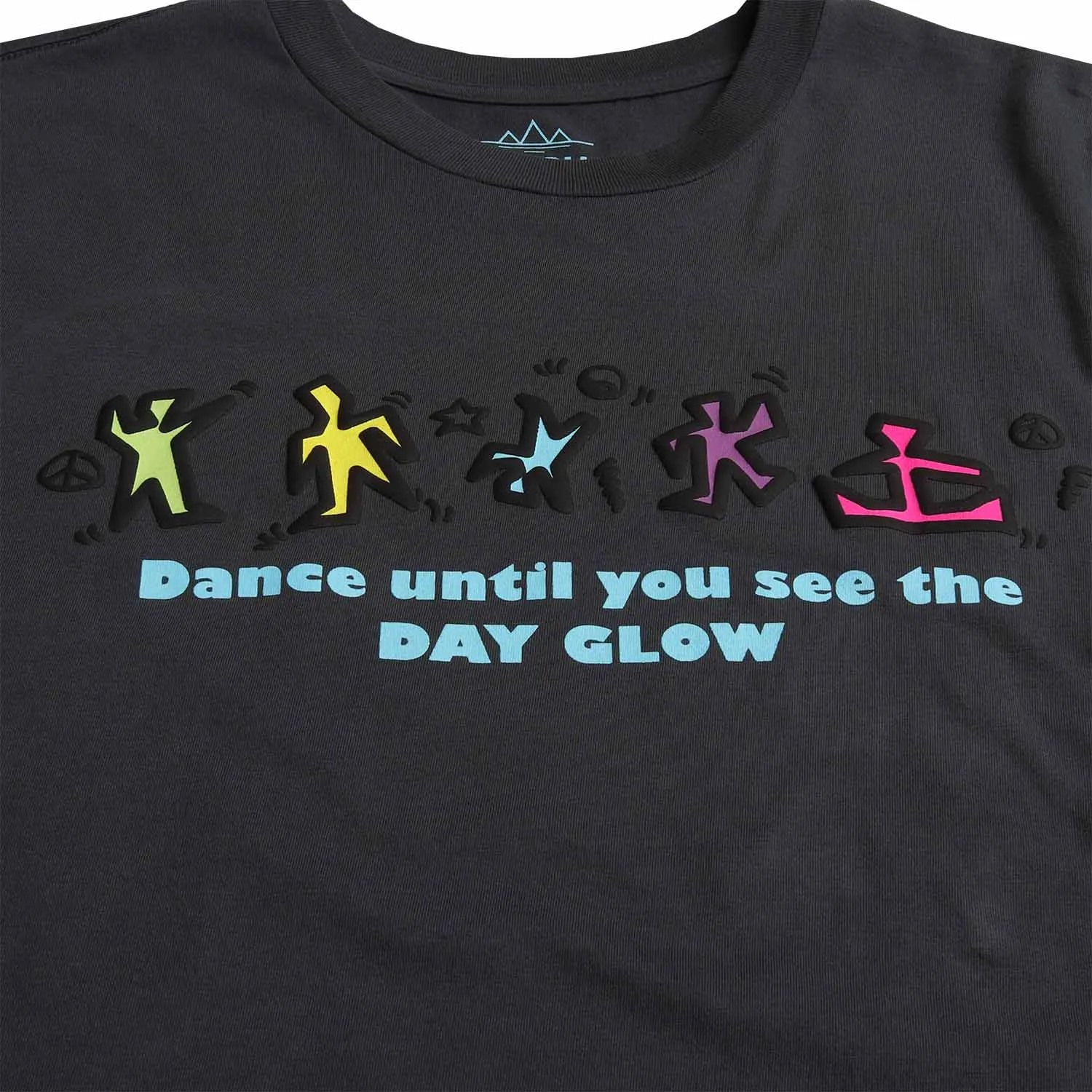 DANCE UNTIL YOU SEE THE DAY GLOW puffy ink graphic tee sold by Altru product image thumbnail 2