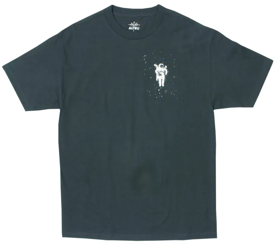 Space Floater black graphic tee by Altru Apparel sold by Altru