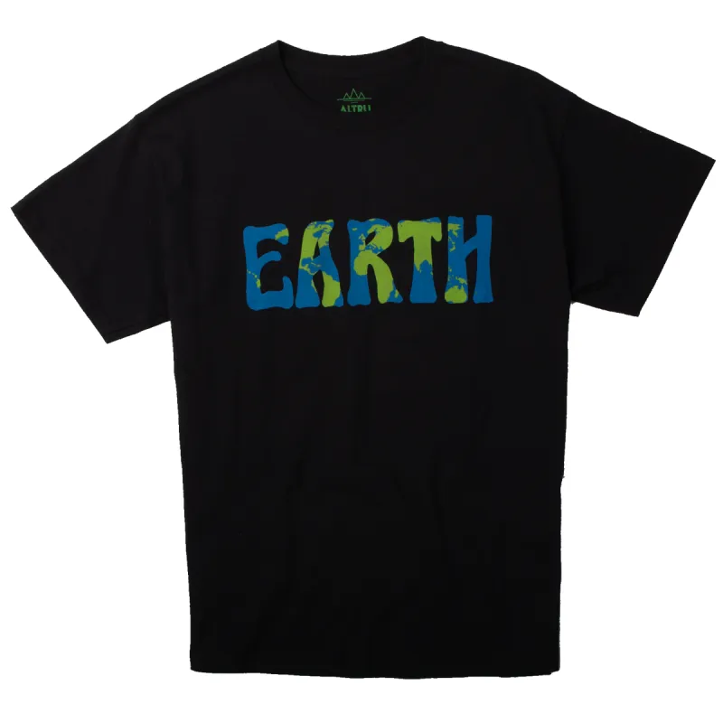 Earth Map Text tee shirt sold by Altru