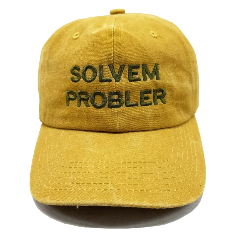 "Solvem Probler" 6 Panel Low Profile Embroidered Cap_NEW Bundle sold by Altru