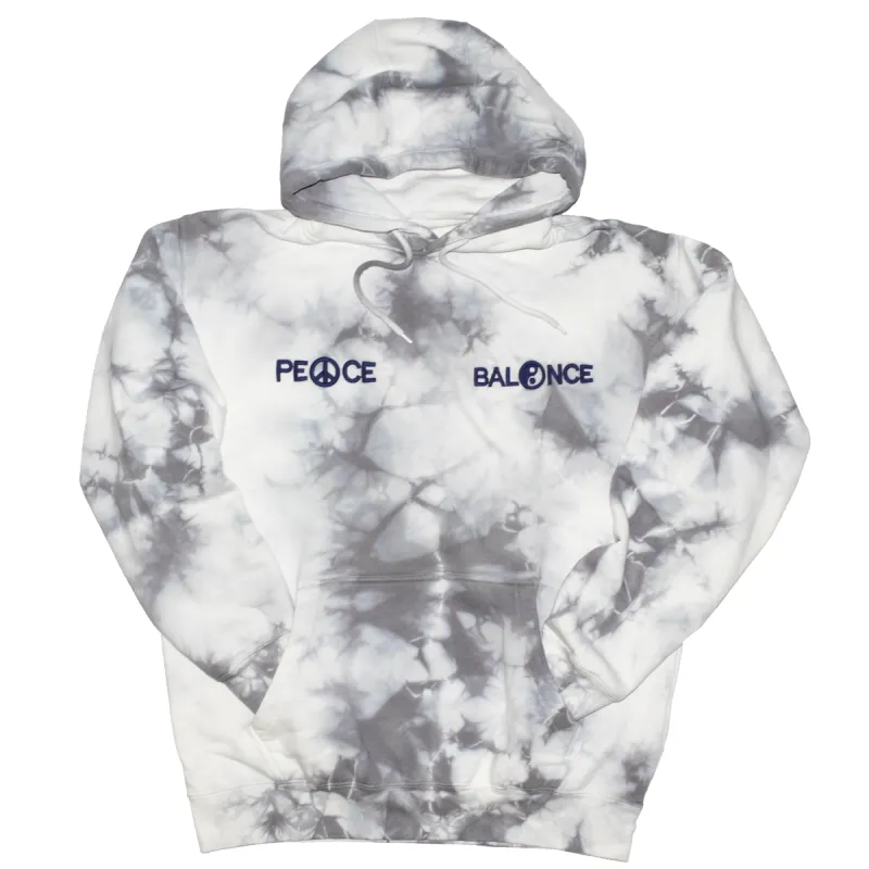 Peace Balance Embroidered Tie-Dye Hoodie sold by Altru