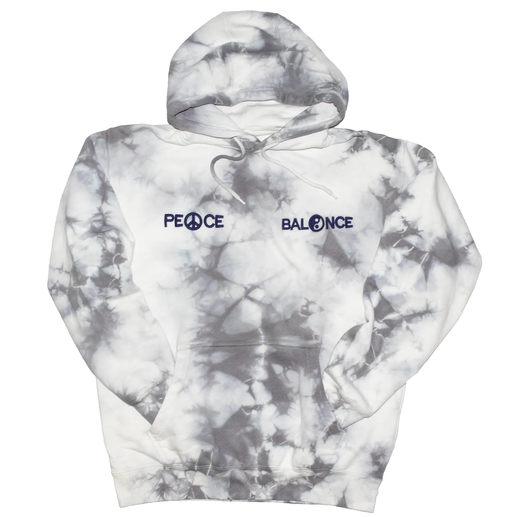 Peace Balance Embroidered Tie-Dye Hoodie sold by Altru