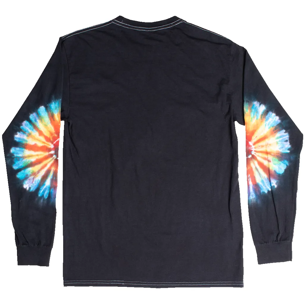 Caution tie-dye long sleeve tee sold by Altru product image thumbnail 2