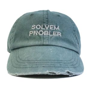 Solvem Probler 6 panel low profile embroidered Cap with distressed bill sold by Altru
