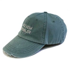 Solvem Probler 6 panel low profile embroidered Cap with distressed bill sold by Altru