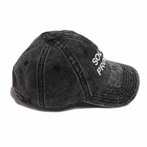 Solvem Probler 6 panel low profile embroidered Cap with distressed bill sold by Altru