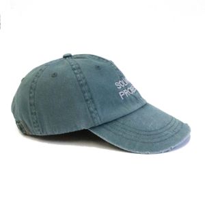 Solvem Probler 6 panel low profile embroidered Cap with distressed bill sold by Altru