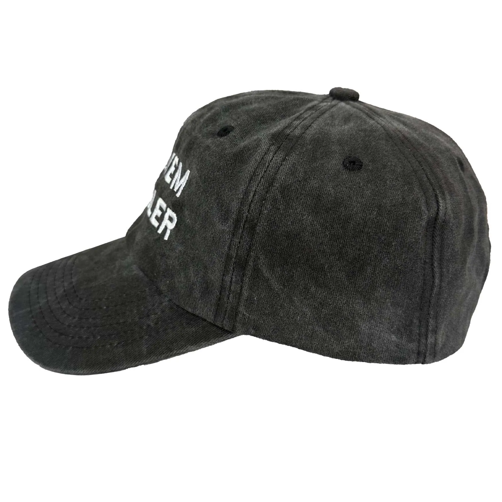 "Solvem Probler" 6 Panel Low Profile Embroidered Cap Black sold by Altru product image thumbnail 2