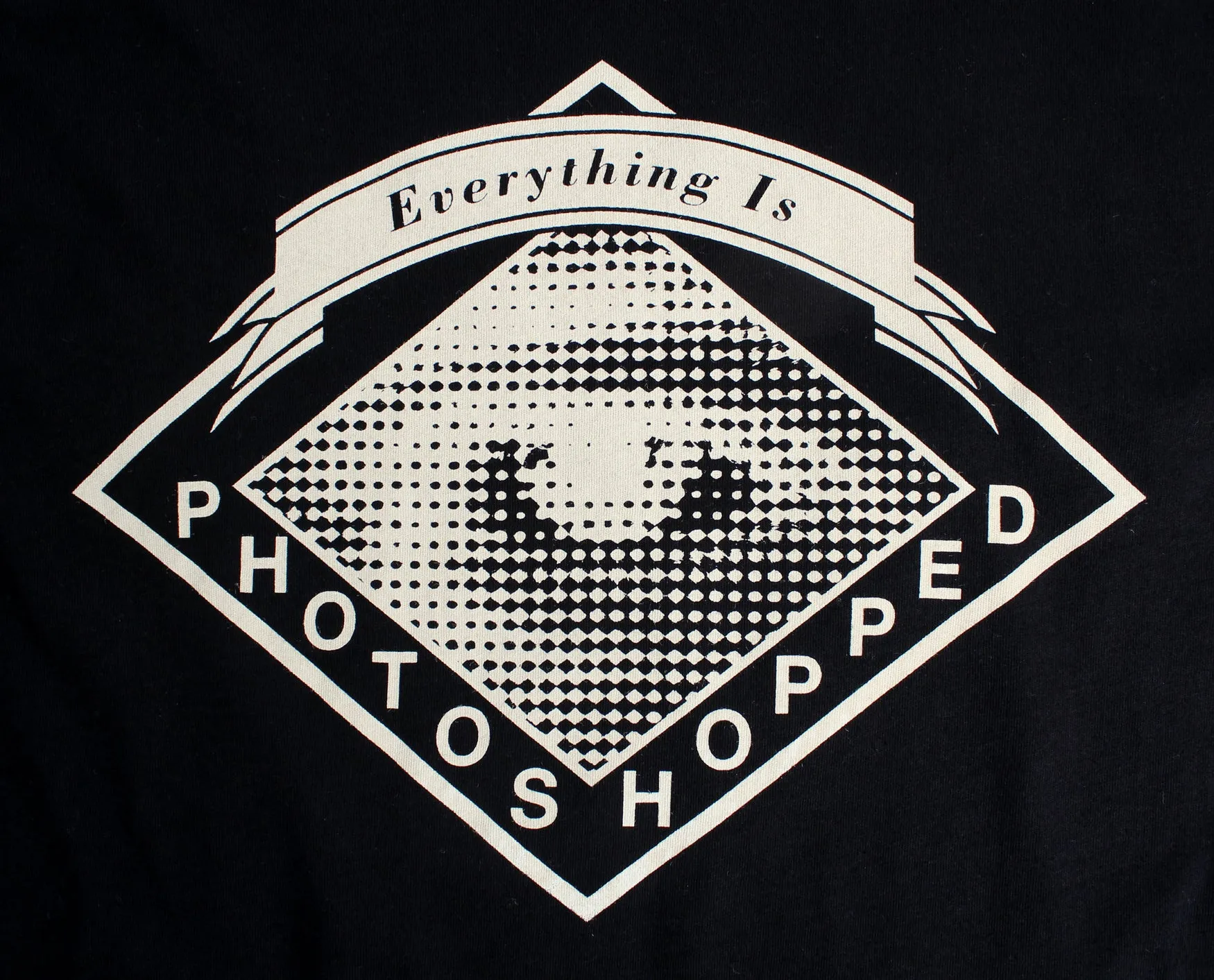 Everything Photoshopped L/S black T-shirt by Altru Apparel sold by Altru product image thumbnail 2