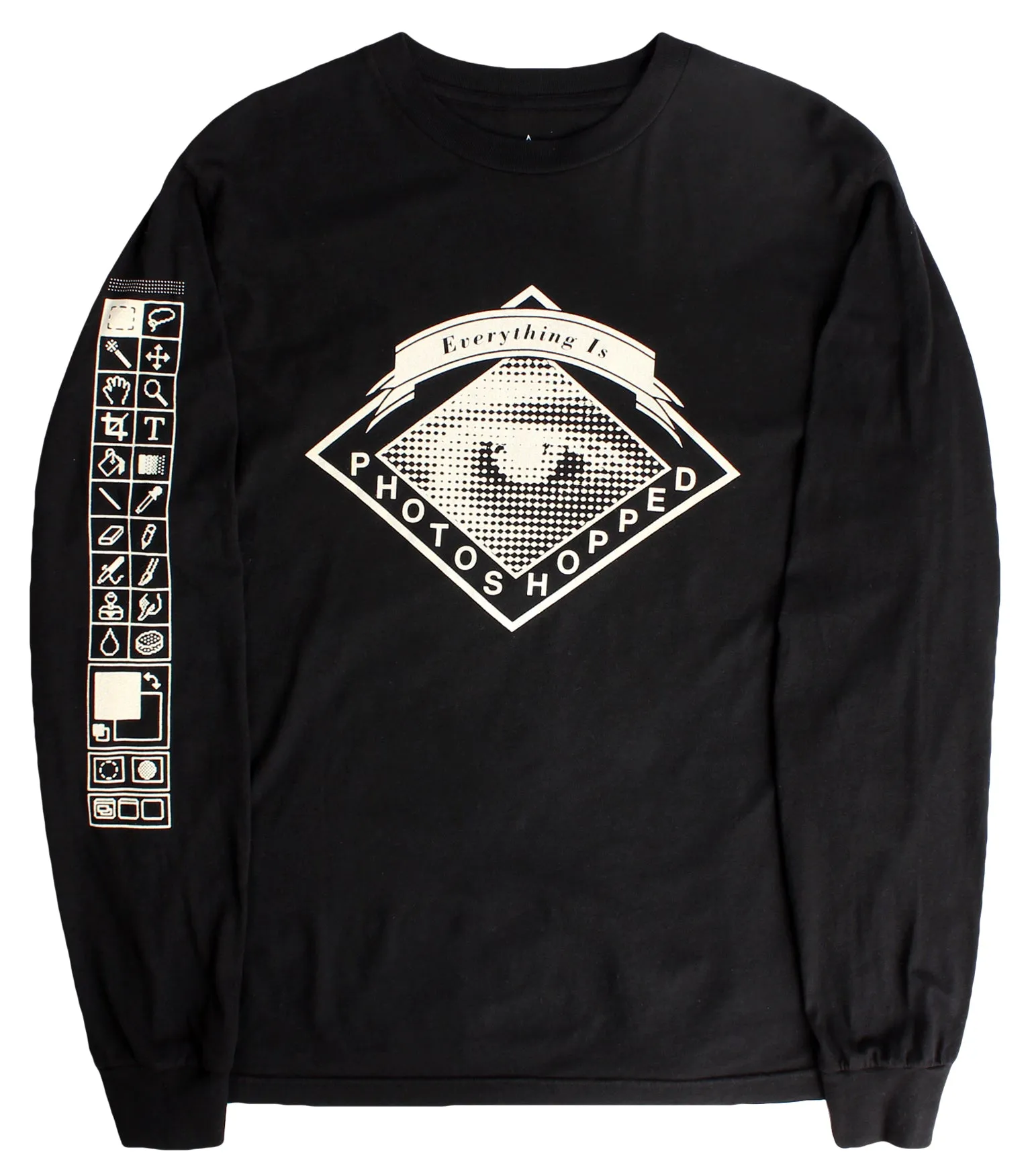 Everything Photoshopped L/S black T-shirt by Altru Apparel sold by Altru